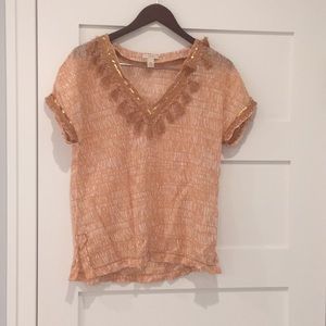 J Crew tassel top